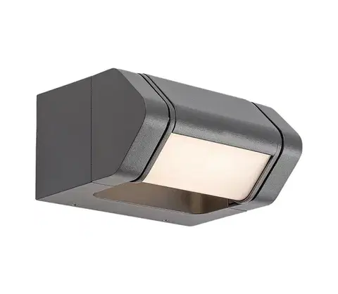 LED osvetlenie Rabalux 77103 - LED Vonkajšie nástenné svietidlo MEDNA LED/8W/230V IP54 antracit 77103