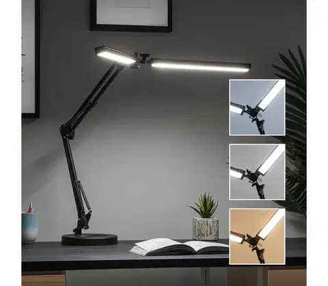 Lampy BRILAGI - LED stmievateľná stolová lampa VARIO LED/15W/230V 3000-6000K čierna 004956