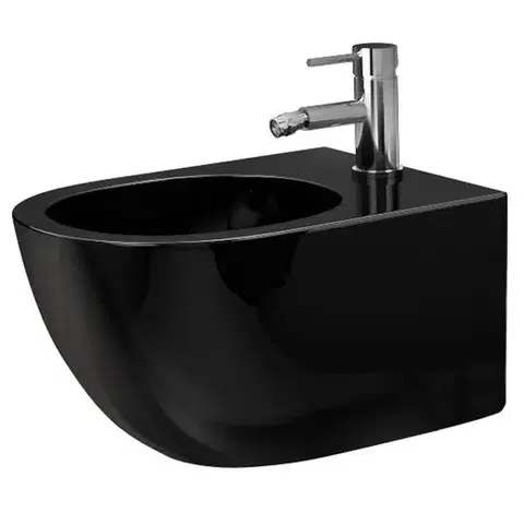 Záchody REA - Bidet Carlo Mini čierny REA-C6380