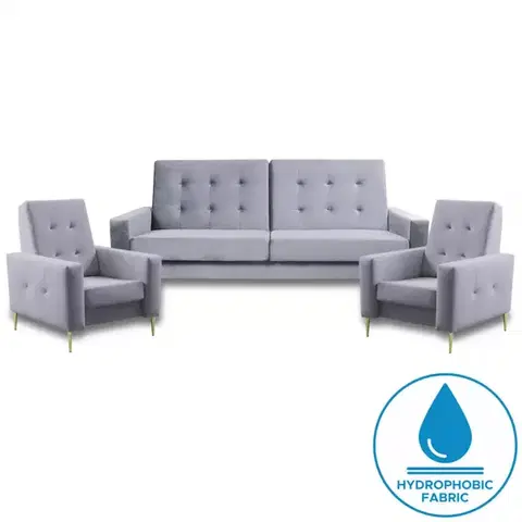 Rozkladacie sedacie súpravy Sedacia súprava Domino 3R+1+1 Mono 244