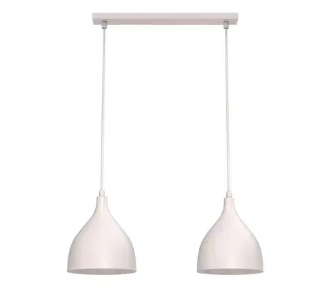 Svietidlá  Luster na lanku NOAK CLASSIC 2xE27/15W/230V krémový 6233