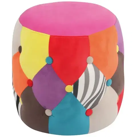 Taburetky na sedenie Taburetka Soho 3 Patchwork