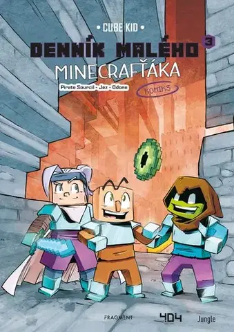 Dobrodružstvo, napätie, western Denník malého Minecrafťáka: komiks 3 - Cube Kid,Mária Haraštová