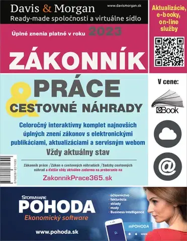 Pracovné právo Zákonník práce a Cestovné náhrady 2023 - Úplné znenia platné v roku 2023