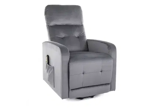 Relaxačné Polohovacie kreslo OTUS II VELVET Signal