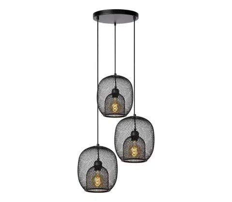 Svietidlá Lucide 78396/03/30 - Luster na lanku JERREL 3xE27/40W/230V 78396/03/30
