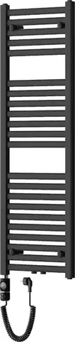 Radiátory do kúpeľne MEXEN/S - Hades radiátor + vykurovacia tyč 1200 x 400 mm, 600 W, čierna W104-1200-400-2600-70