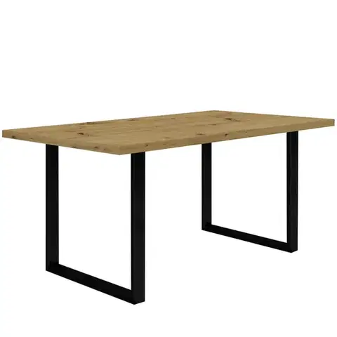 Stoly v podkrovnom štýle Stôl Tarazjus 160 cm TBLT442-D78-904 artisan/čierny