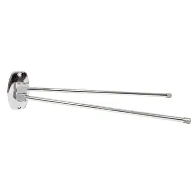 Vešiaky Kinekus Vešiak na uterák 2 ramenný CHROM 50cm 29500