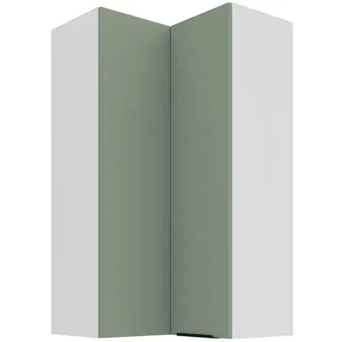 Kuchynské skrinky visiace Kuchynská skrinka Aria-Sa/Wh Anti Fingerprint 60x60 Gn-108 2f (90°)