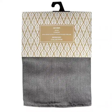 Bytový textil Obrus Acorn čierna 140x240