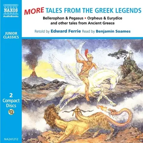 Svetová beletria Naxos Audiobooks More Tales from the Greek Legends (EN)