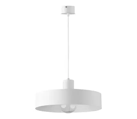 Svietidlá  Luster na lanku RIF 1xE27/60W/230V pr. 35 cm biela 30901