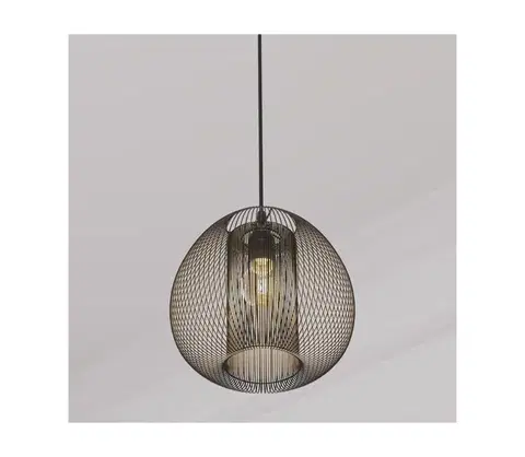 Svietidlá Atmosphera - Luster na lanku NODA 1xE27/40W/230V čierna 167515