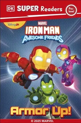 Príprava do školy, pracovné zošity DK Super Reader Pre-Level Marvel Iron Man and His Awesome Friends Armour Up! - DK