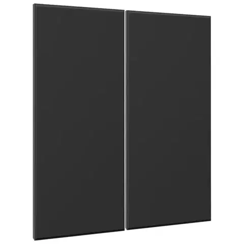 Kuchynské skrinky Čelo skrinky Luxeo F16-G80(72) tenký rám black
