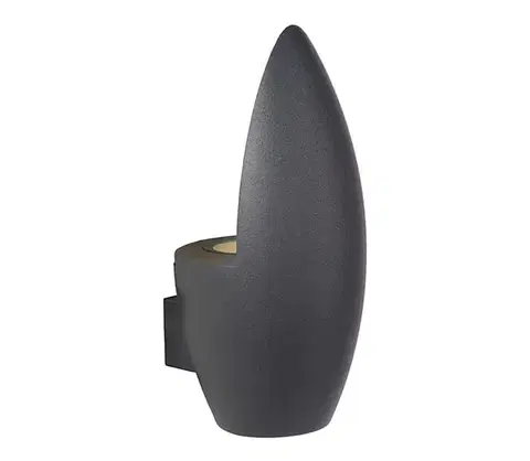 Záhradné lampy Lucide 27854/01/30 - Vonkajšie nástenné svietidlo ELDO 1xGU10/35W/230V čierne 27854/01/30