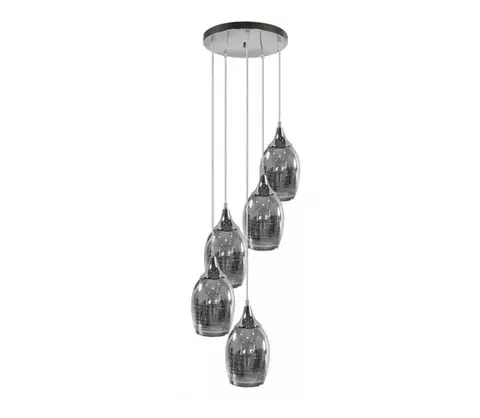 Svietidlá  Luster na lanku MARINA 5xE27/60W/230V chróm 35-60198