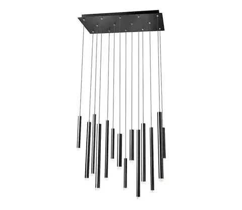 Svietidlá Redo 01-2056 - LED Luster na lanku MADISON 14xLED/4W/230V čierna 01-2056