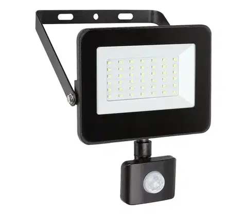 Záhradné lampy Rabalux 7068 - LED Reflektor so senzorom FLOOD LED/30W/230V 4000K IP44 čierna 7068