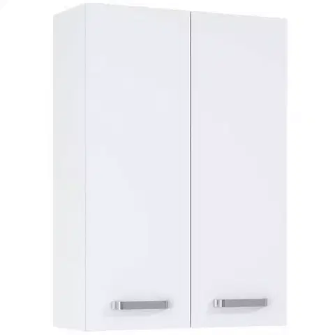 Závesné kúpeľňové skrinky Závesná kúpeľňová skrinka Uno 50 2D white