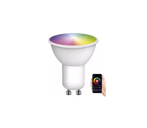 Žiarovky  LED RGB Stmievateľná žiarovka GoSmart MR16 GU10/4,8W/230V 2700-6500K Tuya ZQZ832R