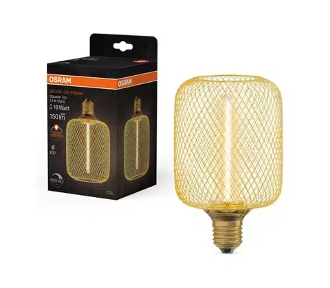 LED osvetlenie LED Stmievateľná žiarovka DECOR FILAMENT E27/3,5W/230V 1800K zlatá - Osram 4058075840188
