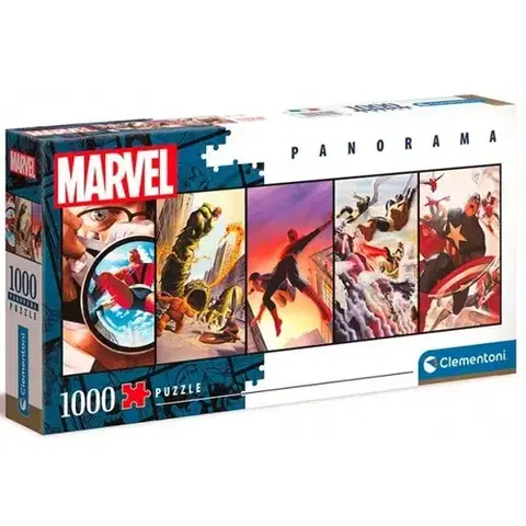 1000 dielikov Puzzle Marvel 1000 panorama Clementoni