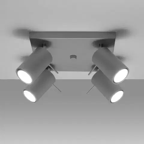 Vnútorné osvetlenie Stropná Lampa Oregon 4 BLACK A-452