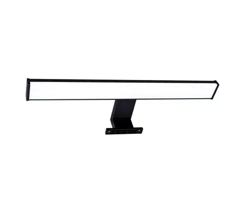 Svietidlá  LED Kúpeľňové osvetlenie zrkadla ELBA LED/8W/230V 4000K 40 cm IP44 čierna 328519