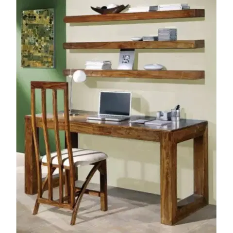 Písacie a pracovné stoly Písací stôl Tara 110x76x60 indický masív palisander