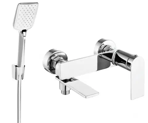 Kúpeľňové batérie MEXEN/S - Zero SET vaňová batéria s príslušenstvom R62, chróm 7113R62-00