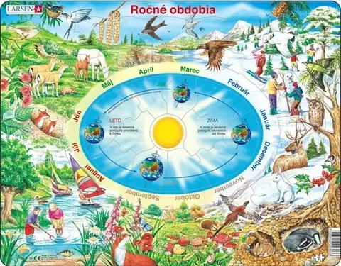 LARSEN puzzle Larsen Puzzle Puzzle Ročné obdobia Larsen SS3-SK