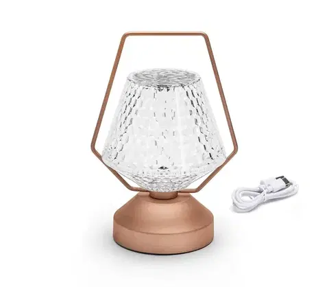 Lampy  B.V. - LED Stmievateľná nabíjacia lampa LED/1W/5V 2700/4000/6500K 1800mAh 20 cm B10311K8P