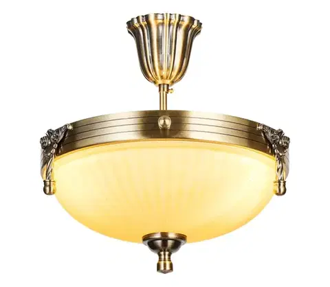 Svietidlá BRILAGI - Luster na tyči CLASSIC 3xE14/60W/230V mosadz BG71315