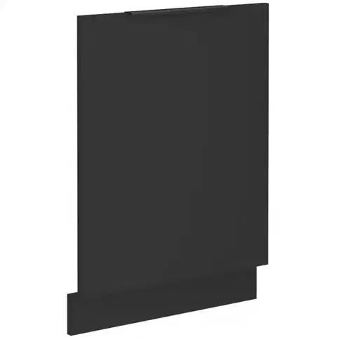 Dvierka a čelá zásuviek pre kuchynske skrinky Dvierka Siena Čierny mat  Zm 713x596