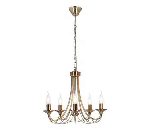 Svietidlá  Luster na reťazi MUZA 5xE14/40W/230V 35-69170