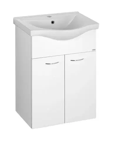 Kúpeľňový nábytok AQUALINE - KERAMIA FRESH umývadlová skrinka 51,1x74x34cm, biela 50057