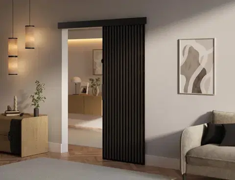 Posuvné dvere ArtAdrk Posuvné dvere PERION | 96 cm Farba: Wenge