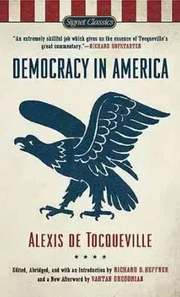 Politológia Democracy in America - Alexis de Tocqueville