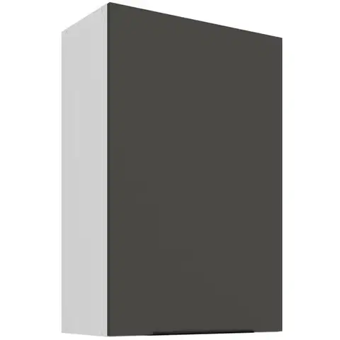 Kuchynské skrinky visiace Kuchynská skrinka Aria-GR/WH anti fingerprint 60G-90 1F
