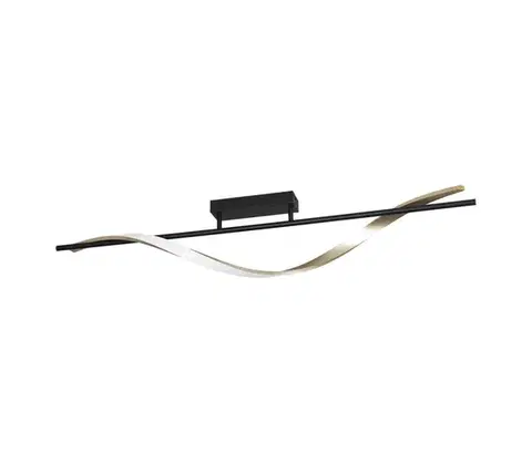 Svietidlá Eglo 902134-LED Stropné svietidlo CONAPRATO LED/20W/230V 2700/4000/6500K čierna/zlatá 902134