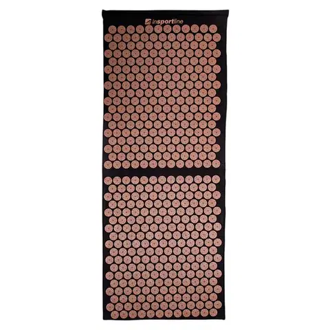 Akupresúrne podložky Akupresúrna podložka inSPORTline AKU-1000 125 x 50 cm čierna-mocha mousse