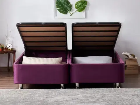 Postele Rám manželskej postele Purple Double - 140x190