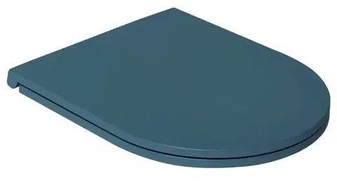 WC dosky ISVEA - INFINITY WC sedátko SLIM, Soft Close, Easy Take, matná zelena Petrol 40KF0545I