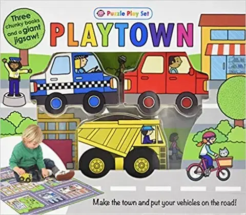 V cudzom jazyku Playtown Puzzle Playset - Roger Priddy