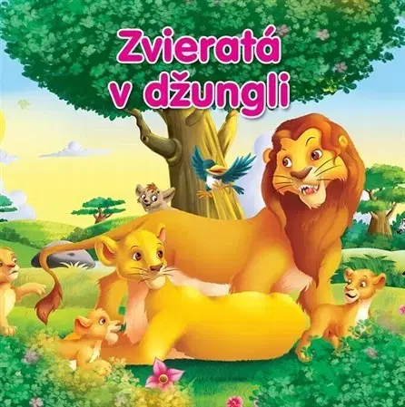 Leporelá, krabičky, puzzle knihy Zvieratá v džungli - leporelo