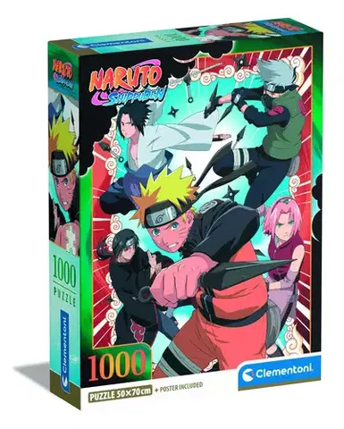 1000 dielikov Puzzle Naruto 1000 compact Clementoni