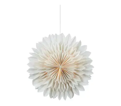 Vianočné dekorácie Markslöjd 705843 - Vianočná dekorácia SOLINA 1xE14/25W/230V pr. 45 cm biela 705843