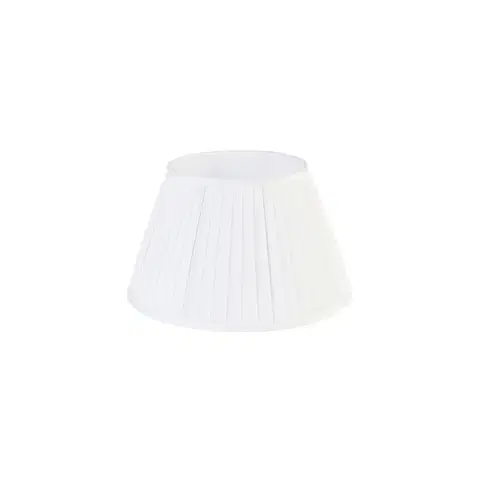 Tienidlo na lampu Plisovaný tienidlo biele 35/20 cm